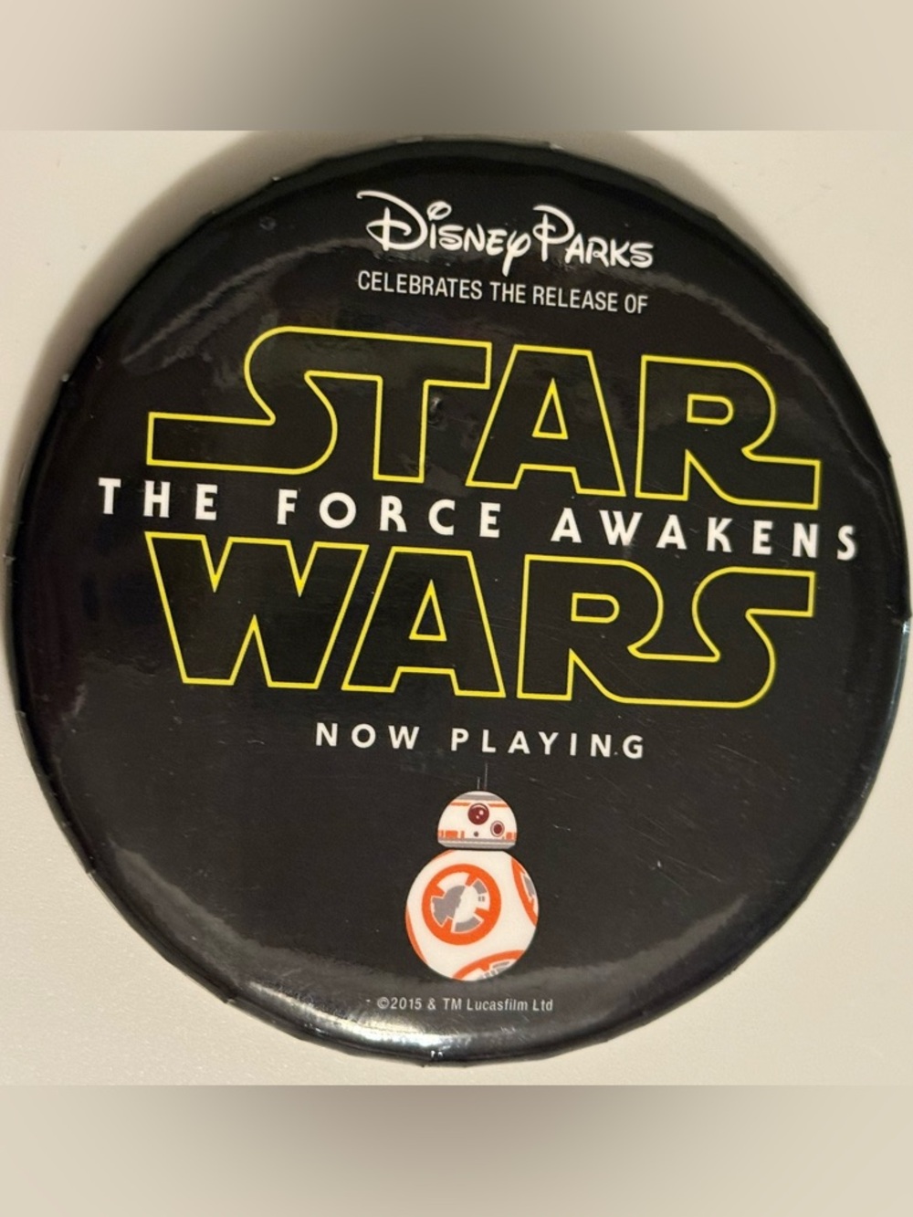 Disney Star Wars BB-8 The Force Awakens Movie Pin - 2015 Disney Parks